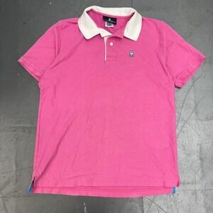 Psycho bunny polo Shirt Mens Large Pink